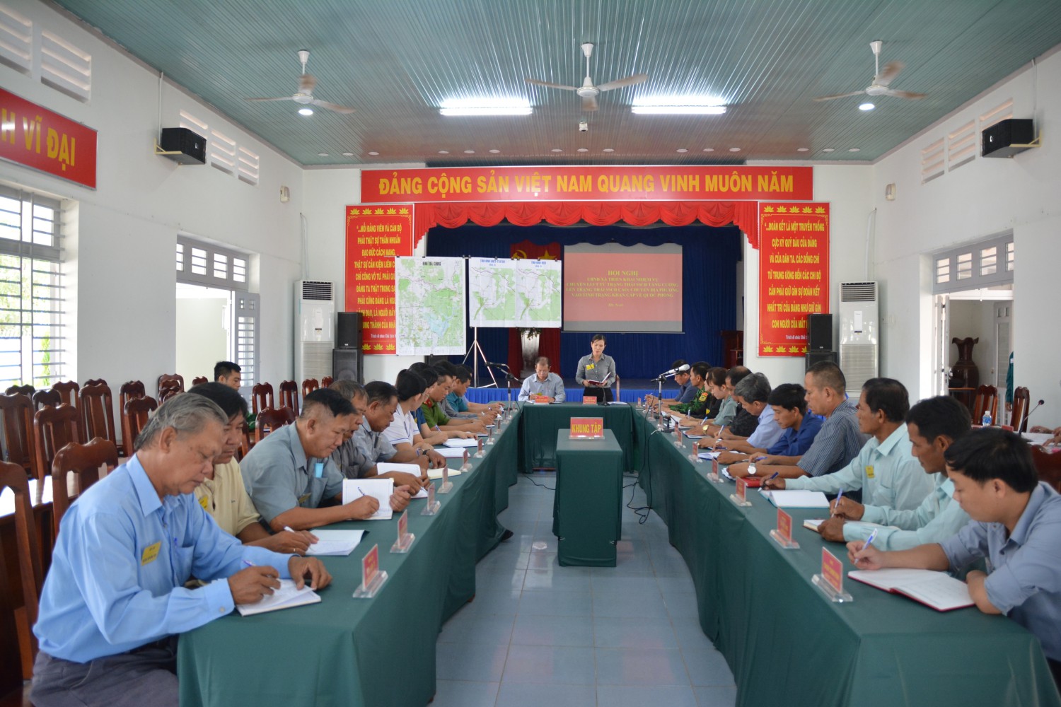Xã Tân Đông, huyện Tân Châu diễn tập chiến đấu  trong khu vực phòng thủ năm 2022