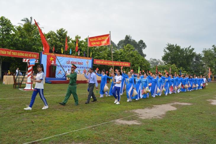Xã Tân Phú huyện Tân Châu  khai mạc đại hội TDTT lần thứ 8 năm 2017