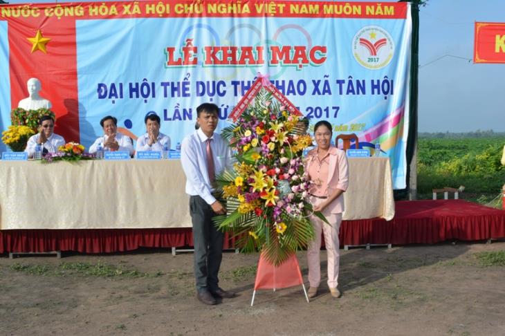 Xã Tân Hội huyện Tân Châu  khai mạc đại hội TDTT lần thứ 8 năm 2017