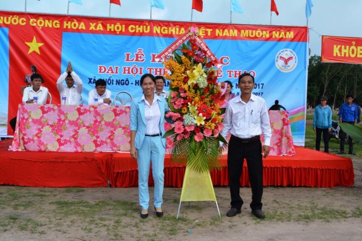 Xã Suối Ngô huyện Tân Châu  khai mạc đại hội TDTT lần thứ 8 năm 2017