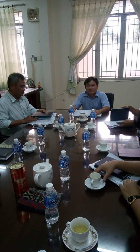 UBND huyện Tân Châu làm việc với Công ty Cổ phần Mía đường Thành Thành Công Tây Ninh và UBND các xã Tân Hà, Tân Đông và Tân Hội  triển khai trồng mía niên vụ 2018