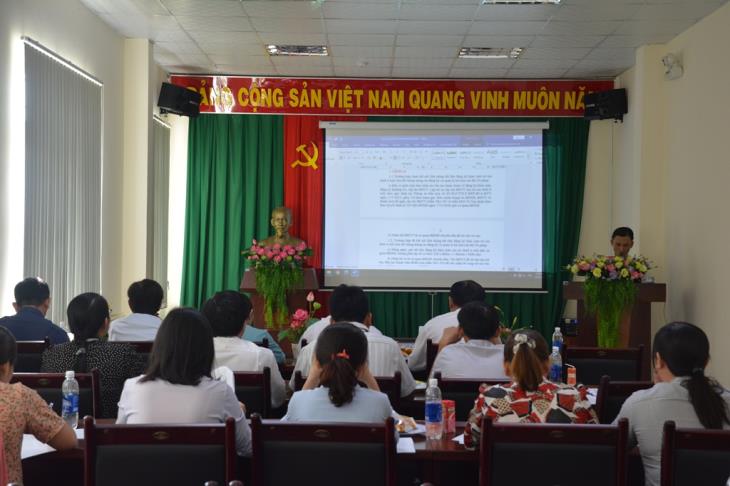 Bảo hiểm xã hội huyện Tân Châu triển khai quyết định 515 của bảo hiểm xã hội Việt Nam