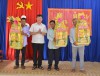 Lãnh đạo huyện Tân Châu chúc mừng lễ hội Sen Đôn ta với đồng bào Khmer xã Tân Đông