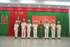Công an Tân Châu tổ chức lễ thăng cấp bậc hàm, nâng bậc lương năm 2023