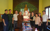 Lãnh đạo huyện Tân Châu đến thăm các cơ sở thờ tự nhân dịp Tết Nguyên đán Giáp Thìn