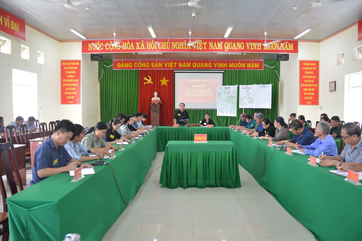 Tân Châu xã Tân Phú diễn tập chiến đấu phòng thủ năm 2022