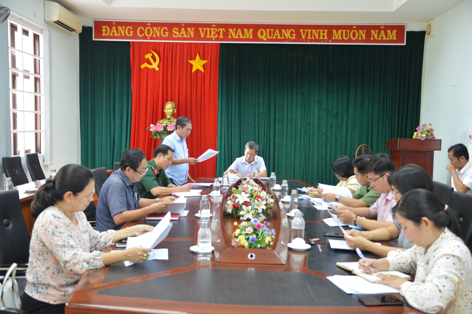 Ban chỉ đạo 35 huyện Tân Châu sơ kết đánh giá  công tác 6 tháng đầu năm 2022