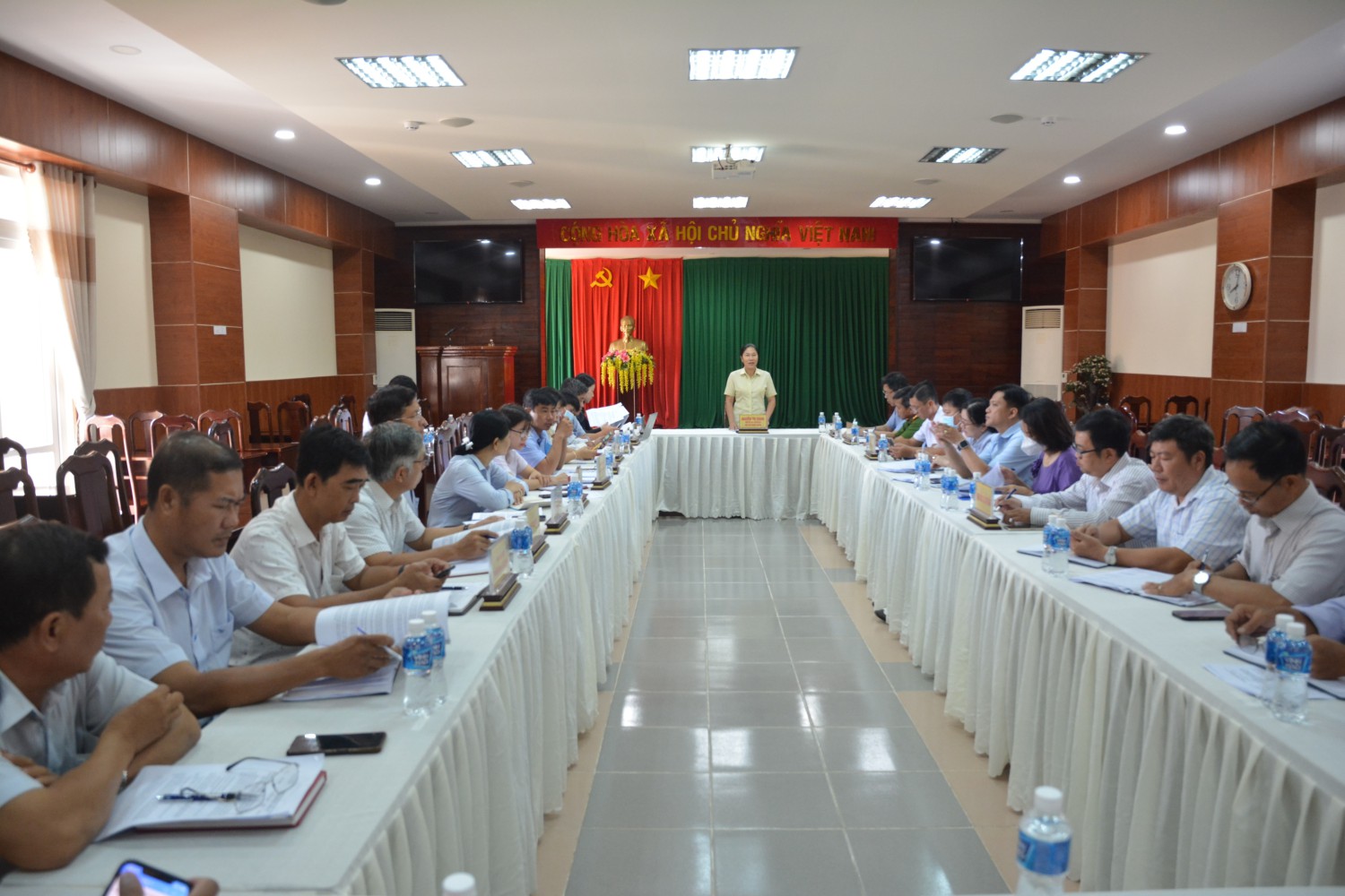 UBND huyện Tân Châu tổ chức hội nghị chuyên đề về  kết quả thực hiện Kế hoạch khắc phục hạn chế, khuyết điểm  trong thực hiện kế hoạch phát triển kinh tế - xã hội