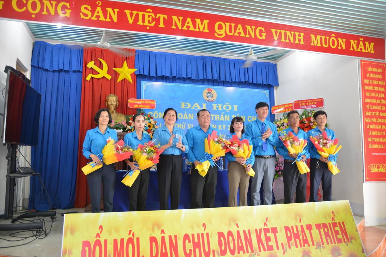 Công đoàn cơ sở Thị Trấn Tân Châu  đại hội lần thứ VI, nhiệm kỳ 2023-2028
