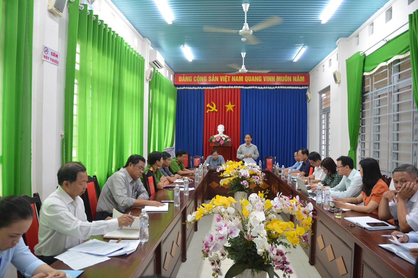 Thường trực HĐND huyện Tân Châu  khảo sát về thực hiện chính sách, pháp luật  trong công tác phòng, chống ma túy trên địa bàn xã Tân Hà
