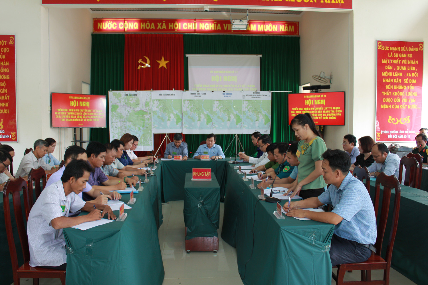 Diễn tập chiến đấu trong khu vực phòng thủ xã Tân Thành năm 2023