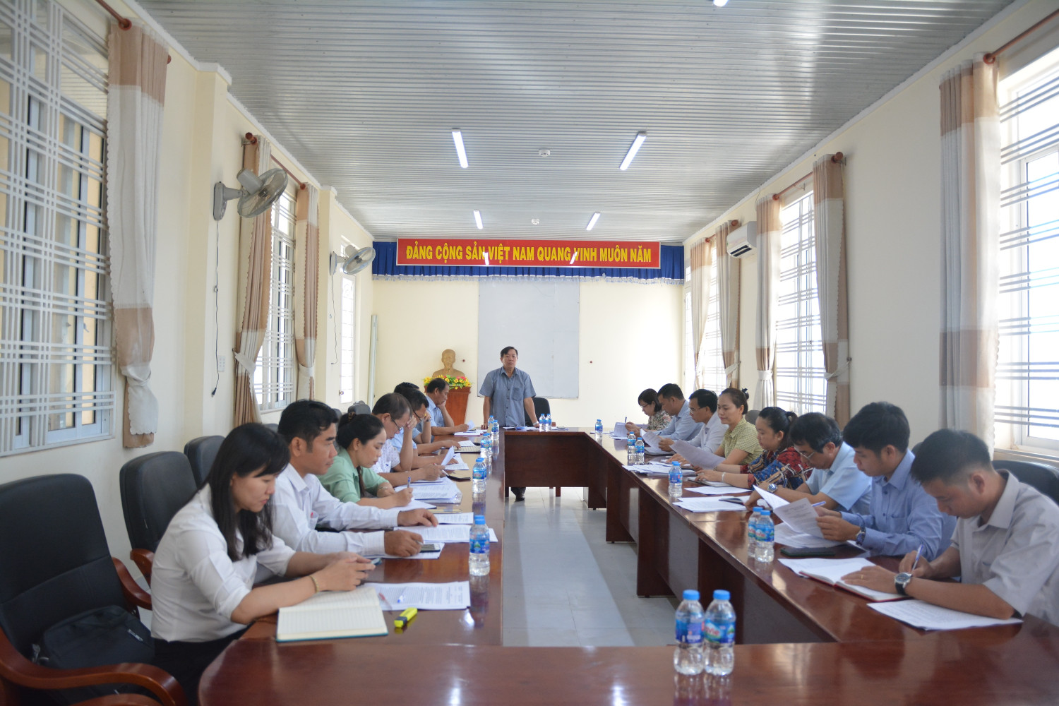 Ban Pháp chế HĐND huyện Tân Châu giám sát việc thực hành tiết kiệm chống lãng phí tại xã Suối Ngô